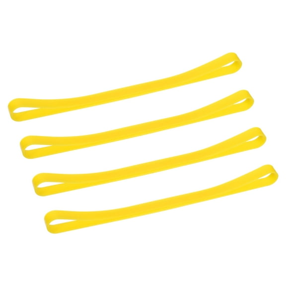 Towel Bands(4 Pack ), Rubber Towel Clips for Travel, Beach Vacation, Yellow