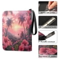 thumbnail image 5 of ALAZA Hibiscus Flower Sunset Trading Card Binder 4 Pocket Cards Collection Album 400 Folder Holder, 5 of 6