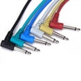 thumbnail image 2 of Cables ANGLED PLUG perfecl Paquete de 6 Cables de 1/4 'para El Pedal de Guitarra Codificados Por Color, 2 of 8
