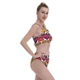 thumbnail image 4 of Vsdgher Womens High Waisted Bikini Sets Two Piece Swimsuit Fox Face Print Tummy Control Bathing Suit-Medium, 4 of 8