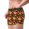 thumbnail image 2 of Fotbe Autumn Pumpkin Men’s Total Support Pouch Boxer Briefs, X-Temp Cooling, Moisture-Wicking Underwear, Regular, Long-leg and Trunk-Small, 2 of 6