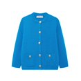 thumbnail image 4 of HH TRAF Chaqueta de punto de manga larga con cuello redondo y botonadura simple de moda de otoño para mujer Top elegante con bolsillos decorados para mujer, 4 of 4