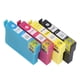 thumbnail image 2 of 4 unids cartucho de tinta negro cian magenta amarillo suavemente precisa claro anti desvanecimiento impresora cartucho de tinta para Lápices pantalla táctil t1321 t1332 t1333 t1334, 2 of 8