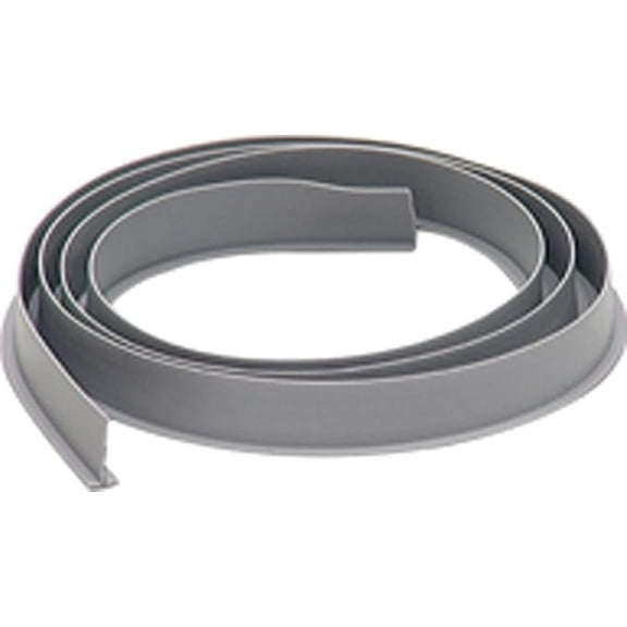 WRS Grey Vinyl Storm Door Sweep  -  9/16" x 37"