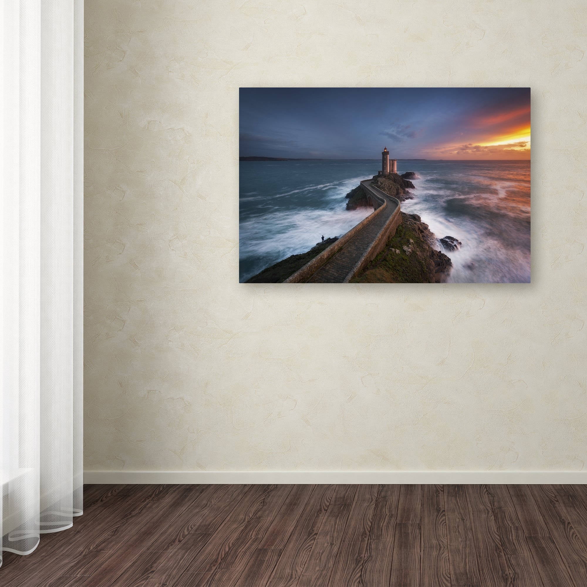 Trademark Fine Art "Red of Pleasure" Canvas Art by Mathieu Rivrin