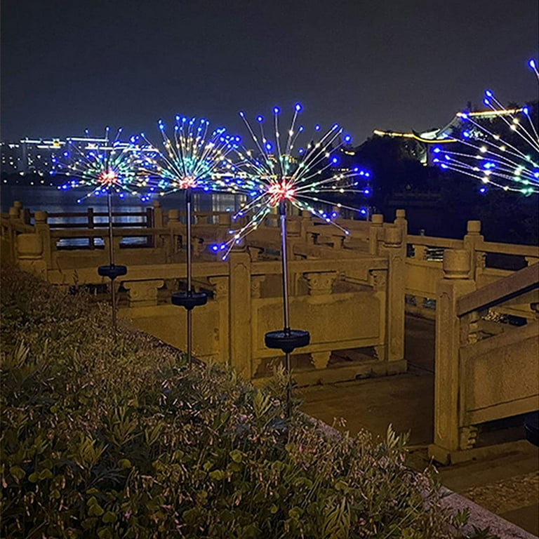 Solar Powered Outdoor Firework Lights, 90 LED Star Solar Powered Outdoor Firework Lights, 90 LED Star