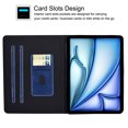 thumbnail image 2 of GSFY Case for 2024 iPad Air 11 Inch 6th Gen (M2), Slim Smart PU Leather Wallet Stand Protective Shell Auto Sleep Wake for iPad Air 11 6th/ iPad Air 10.9 4th &5th/ iPad Pro 11 (2018-2022), NP Navy, 2 of 8