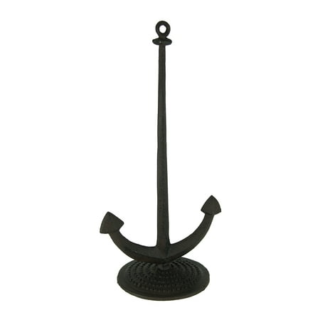 Rust Brown Cast Iron Nautical Ship Anchor Paper Towel Holder Rust Brown Cast Iron Nautical Ship Anchor Paper Towel Holder