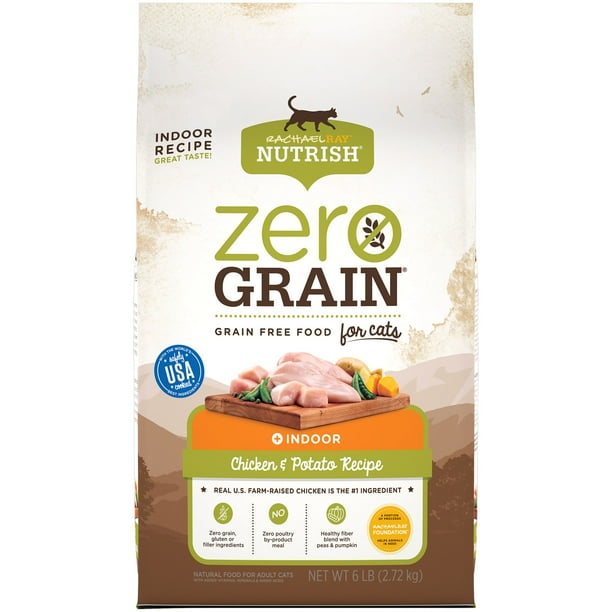 Rachael Ray Nutrish Zero Grain Natural Dry Cat Food, Grain Free