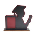 thumbnail image 2 of sunsanly Wooden Graduation Photo Frame Male Graduates Outline 3D Desktop Graduation Picture Display Frame Grad Theme Party Decoration Gift, 2 of 8