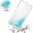 thumbnail image 5 of Compatible with iPhone 13 Mini Case Glitter Luxury Cute Love Liquid Quicksand Clear Soft TPU Girls Women Stylish Bumper Shockproof Protective Case for iPhone 13 Mini 5.4 inch Star Blue YB, 5 of 12