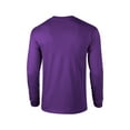 thumbnail image 4 of The Gildan Adult Ultra Cotton 6 oz Long Sleeve T-Shirt - PURPLE - L, 4 of 4