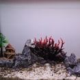 thumbnail image 2 of Decoración de arrecife de coral, mini decoración de coral sintético para decoración de acuario, negro rojo, 6.5 x 5.83 pulgadas, 2 of 7