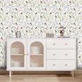 thumbnail image 2 of Abyssaly 17.7" x 236" Vintage Peel and Stick Wallpaper Garden Bird Flower Wallpaper for Bedroom Accent Wall, 2 of 8