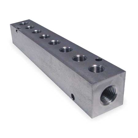 - Pneumadyne Inc NPT Manifold, M10-125-8-SS