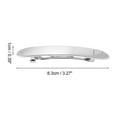 thumbnail image 4 of Unique Bargains 1 Pc Hair Barrettes Grace Polished Marquise Barrette Clip Silver Tone, 4 of 5