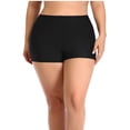 thumbnail image 4 of Yonique Plus Size Tankini Swimsuits for Women Blouson Tankini Tops with Swim Shorts Two Piece Bathing Suits, Pink, 4 of 5