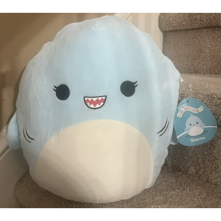 Squishmallows Official 12 inch Sharon the Shark - Child's Ultra Soft Stuffed Plush Toy