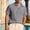 01 Gray, variant on Men's Linen Shirts: Short-Sleeve Wrinkle-Free Untucked Casual Summer Beach Wedding Button-Down Top