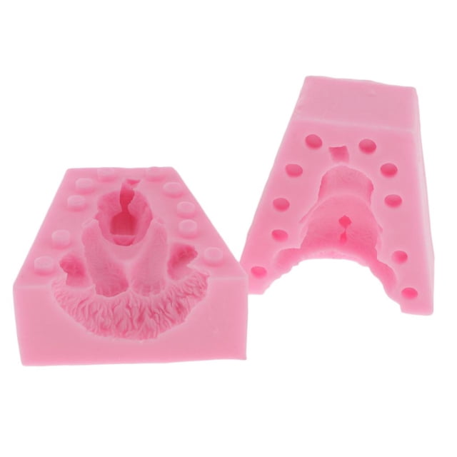 Molde de de silicona para fondant, decoración de pasteles, herramienta de molde para hornear pasteles de azúcar Zulema fabricación de moldes de elefante de silicona