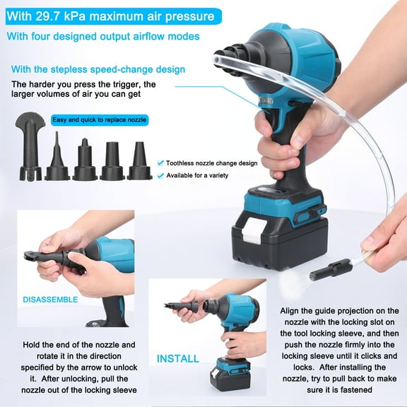 Air  Machine,Compatible With Makita Inflator Cleanner Fan With Makita Battery Inflator Cleanner Air Fan Compatible With Adben Reable Qinquan Dsfen