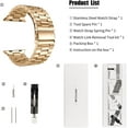 thumbnail image 4 of ARTCHE Compatible with Apple Watch Band Series 10 42mm 9 8 7 41mm Series 6 SE/SE2 5 4 40mm Series 3 38mm, Watch Bands for iWatch Band Stainless Steel Straps, Rose Gold, 4 of 5