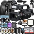 thumbnail image 1 of Panasonic HC-X2100 Camcorder UHD 4K with 2 Pack 32GB SanDisk Memory Card + Backpack + LED Flash + Widgeangle + ZeeTech Accessory Bundle, 1 of 5