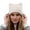 A-White424, variant on Bibifish Womens Knit Beanie Winter Fluffy Cat Ear Outdoor Versatile Autumn Cold Weather Slouch Beanies