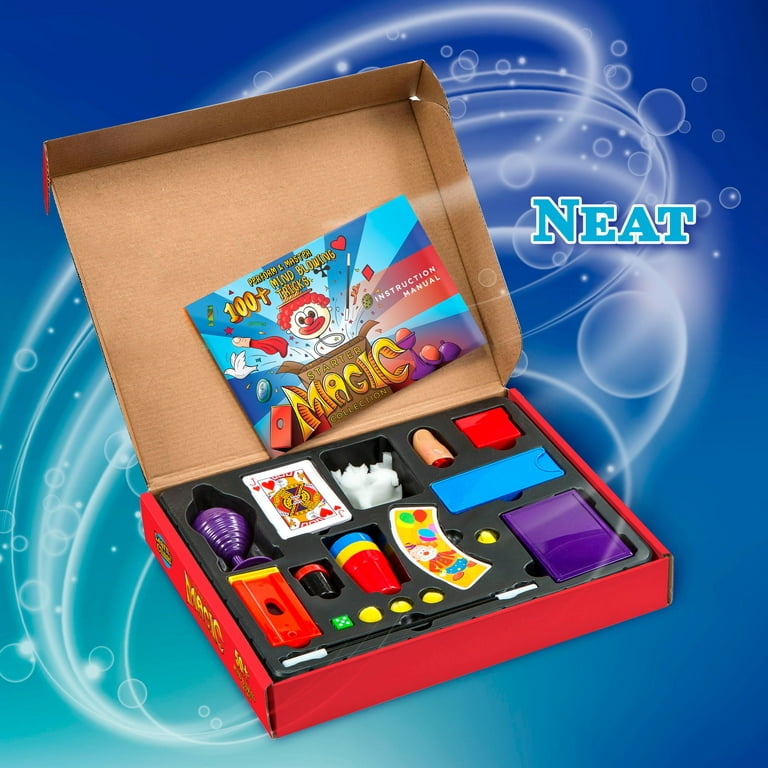 Click N' Play Magician Kit & Magic Set for Kids, Halloween Magic Trick  Games for Girls & Boys, Kids Magic Set, Over 150 Tricks, Includes Manual &  DVD