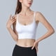thumbnail image 5 of Ropa interior deportiva para mujer con almohadilla cruzada en la espalda, ropa interior deportiva con cordones, ropa interior de Yoga de soporte medio con copa desmontable, 5 of 6
