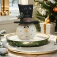 thumbnail image 4 of Wholesale karymi Cloth Snowman Christmas Decoration 10.6x5.9x5.9in Desktop Doll with Branches Hat Ornament for Holiday Display Christmas Decor Wholesale Tailgating, 4 of 6