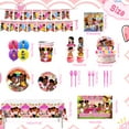 thumbnail image 3 of 98Pcs Children Birthday Party Decorations Supplies, Children Party Supplies - Cake Toppers Balloons Banner Plates Napkins Cups etc Children Party Decorations for Girls & Boys, 3 of 7