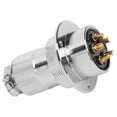 thumbnail image 4 of Conector de enchufe de aviación de 30 mm, adaptador de corriente eléctrica para maquinaria de 5 pines., 4 of 14