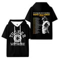 thumbnail image 3 of Tucker Wetmore Unisex Sunset Waves Tour 2025 Hip Hop Short Sleeve Hooded T-Shirt - Streetwear Graphic Pullover, 3 of 4