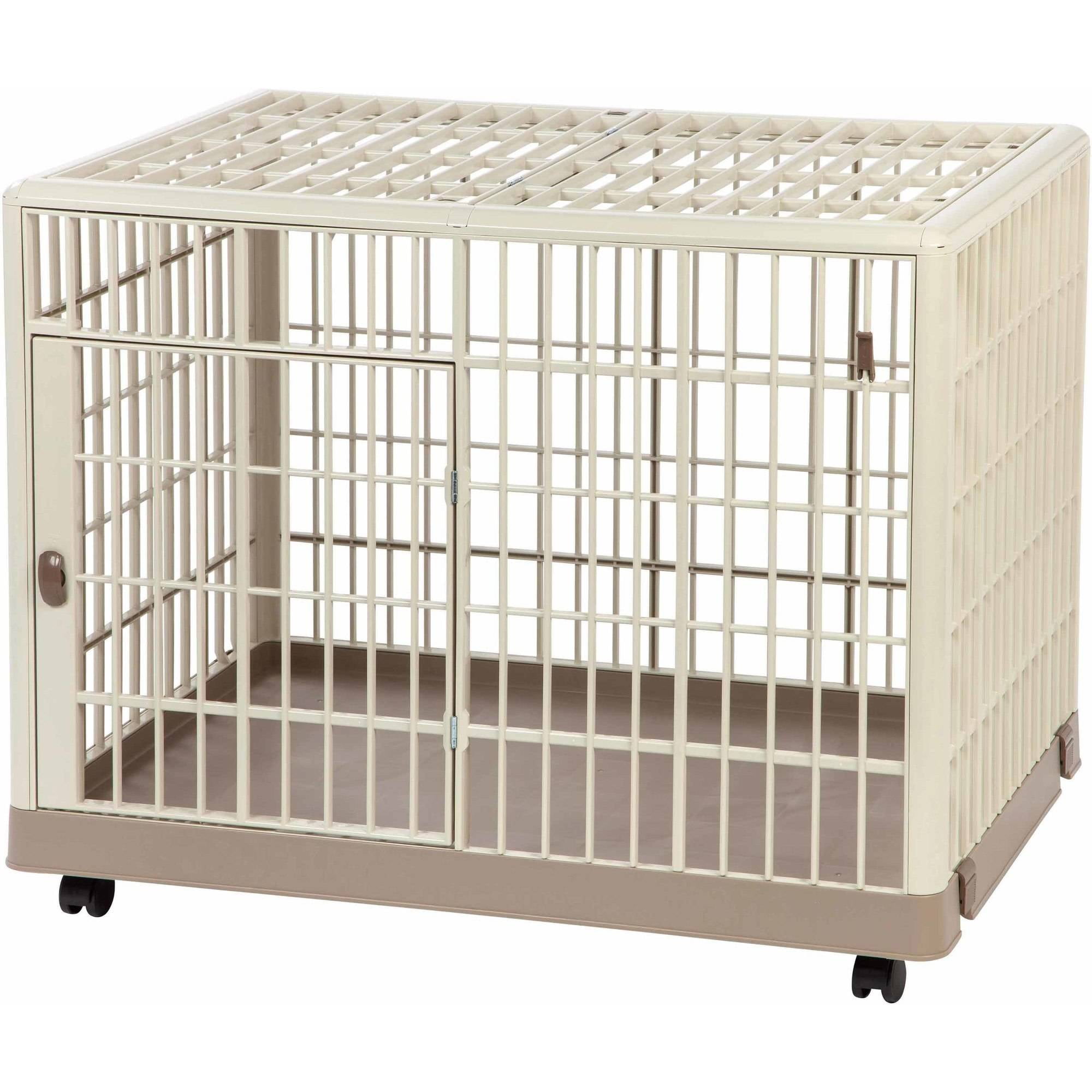 IRIS" Extra Small Plastic Animal Cage, Beige