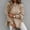 Khaki, variant on Women's Sweater Half High Neck Loose Solid Color Long Sleeve Thick Sweater Women Long Cardigan for Winter Womens Long Winter Coats Retro Cardigan Womens Knit Coat Womens Long Cardigan Womens Hoodie