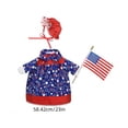 thumbnail image 3 of PEIBang Patriotic Porch Goose Outfit 4th of July Decor,Independence Day Porch Goose Clothes for 23" Goose Statue,USA 250th Anniversary Outdoor Garden Yard Patio Decoration, 3 of 6
