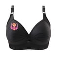 thumbnail image 3 of Wiyuqeen Women's Push Up Bra BC Cups Inspirational Graphic Adjustable Straps Wireless Comfort T-Shirt Bras Full Support, 3 of 5