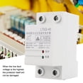 thumbnail image 4 of Relé De Protección Contra Sobretensión Y Subtensión De Reinicio Automático 2P40A, Indicador De Potencia Para Sobretensión De 270 V CA Y Subtensión De 170 V CA, 4 of 7