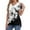White, variant on Luowei Women's Loose Fit V-Neck Short Sleeve Blouse - Summer Casual Top for Everyday Wear, Black, XL