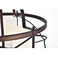 thumbnail image 2 of Tersis 3 Light Pendant in Dark Copper Brown and white, 2 of 3