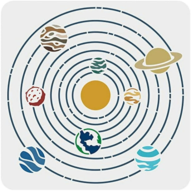 Solar System Stencils solar-system-stencils