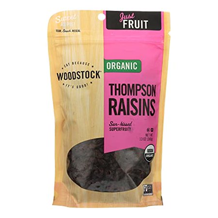 Farms Organic Thompson Raisin 13 Ounce (Pack of 8)