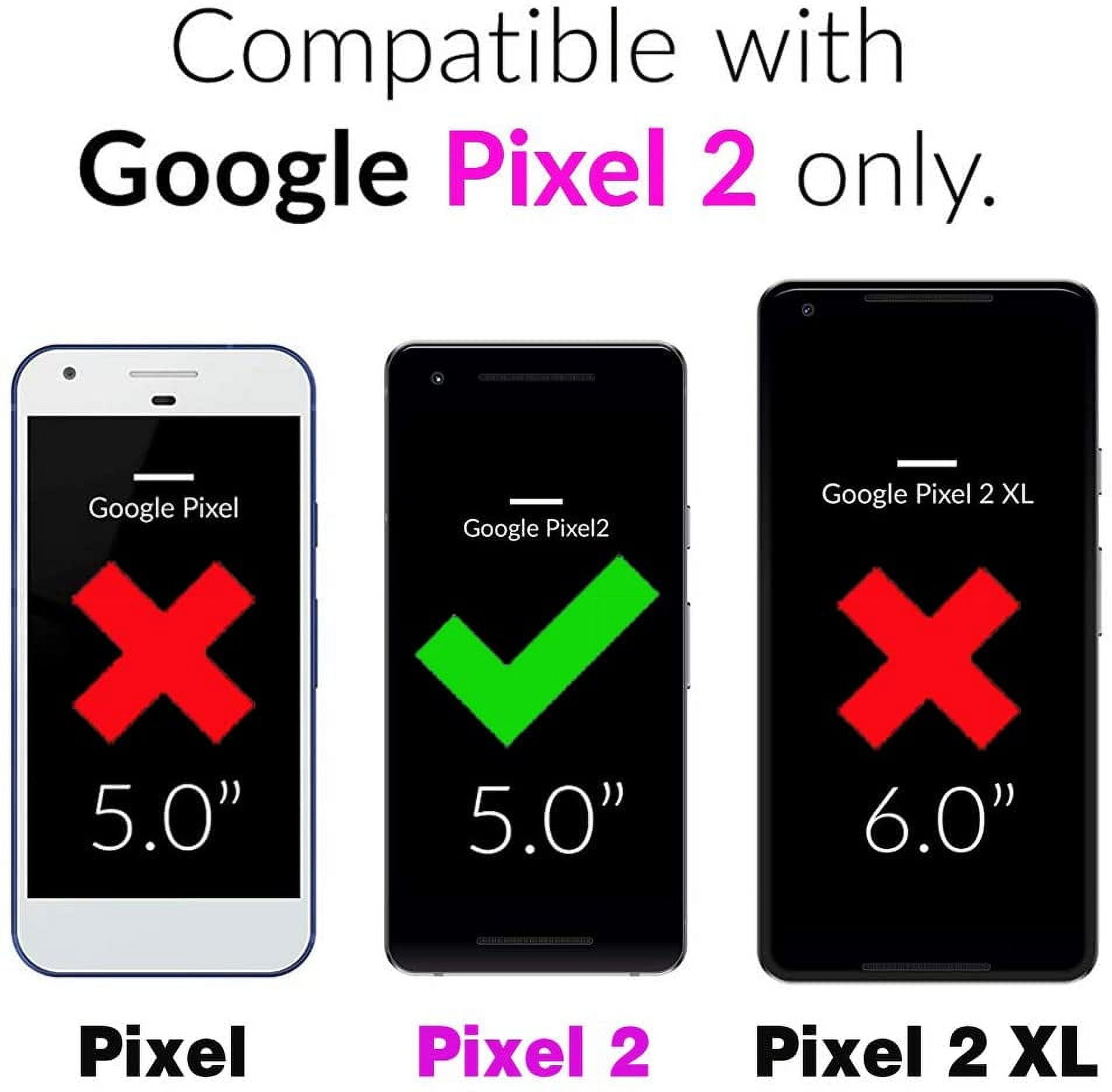 Phone Case for Google Pixel 2 with Screen Protector Cover