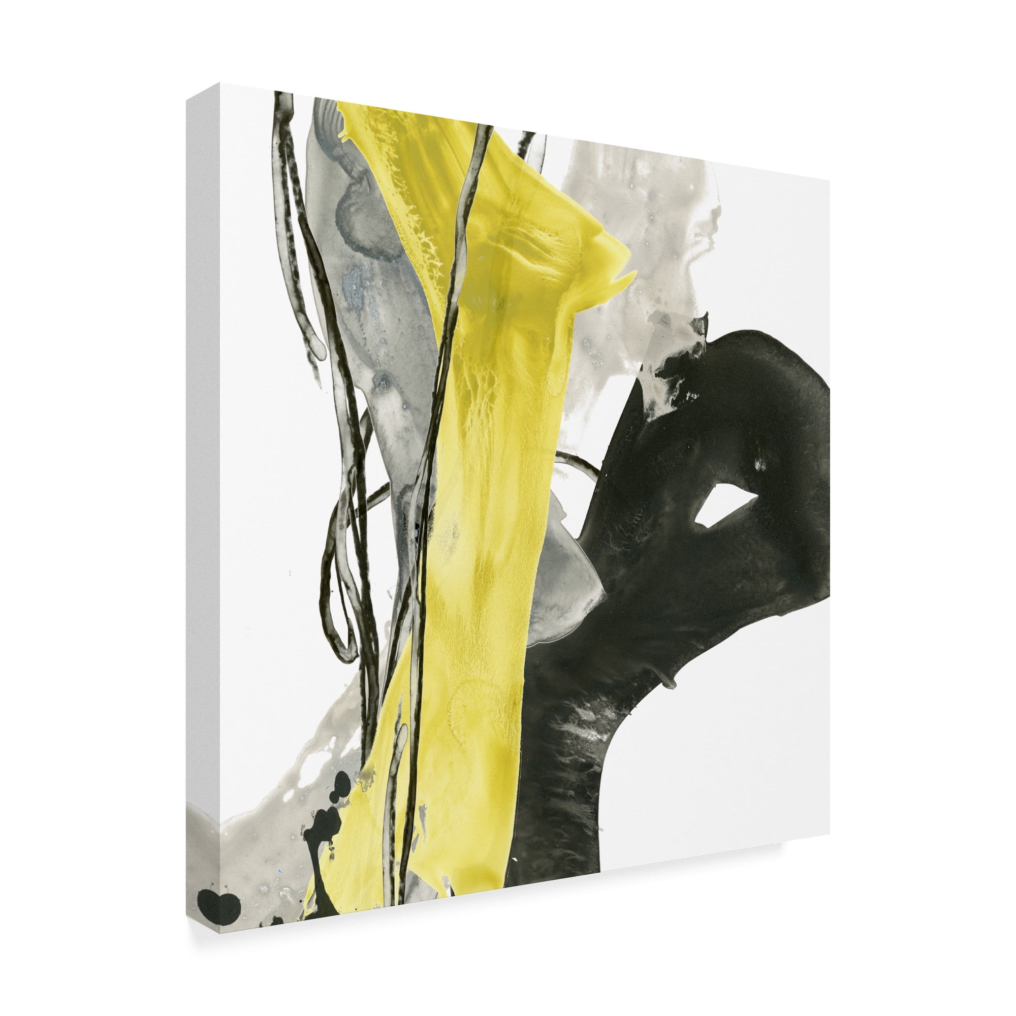 Trademark Fine Art 'Citron Flux I' Canvas Art by June Erica Vess