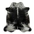 thumbnail image 3 of Black Speckled Cowhide Rug, 5x7 ft, Genuine Leather, Natural Cowhide for Modern & Rustic Decor, 3 of 6