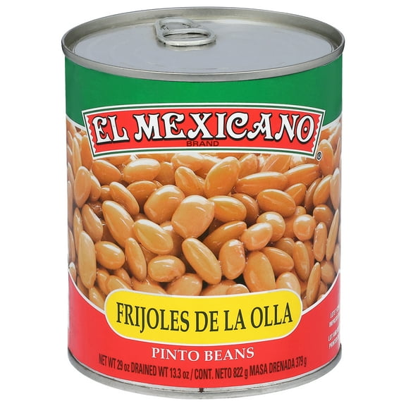 El Mexicano Pinto Beans, Mexican Style, 29 oz Can