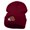 Maroon, variant on Hedgehog Embroidered 12 Inch Long Knitted Beanie - Olive OSFM