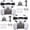 A*2sets, variant on Dust Proof Integrated Respirator Mask with Filters & Goggles,Reusable Full Face Safety Mask