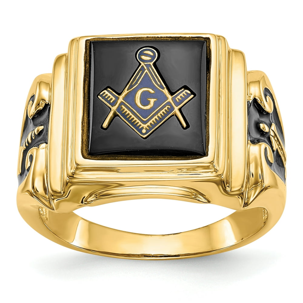 14k Men s  Masonic Ring  Walmart  com Walmart  com